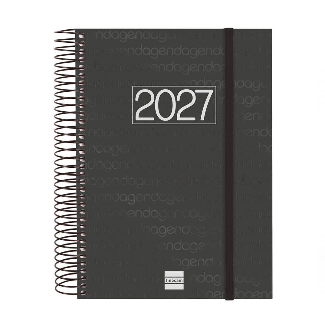Agenda Finocam Year espiral D/P Catalán 155x215mm