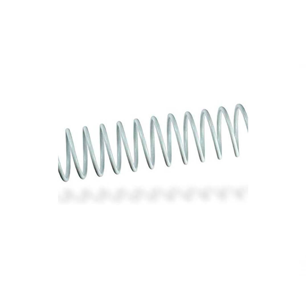 Espiral metálico 14 mm blanco (100u)