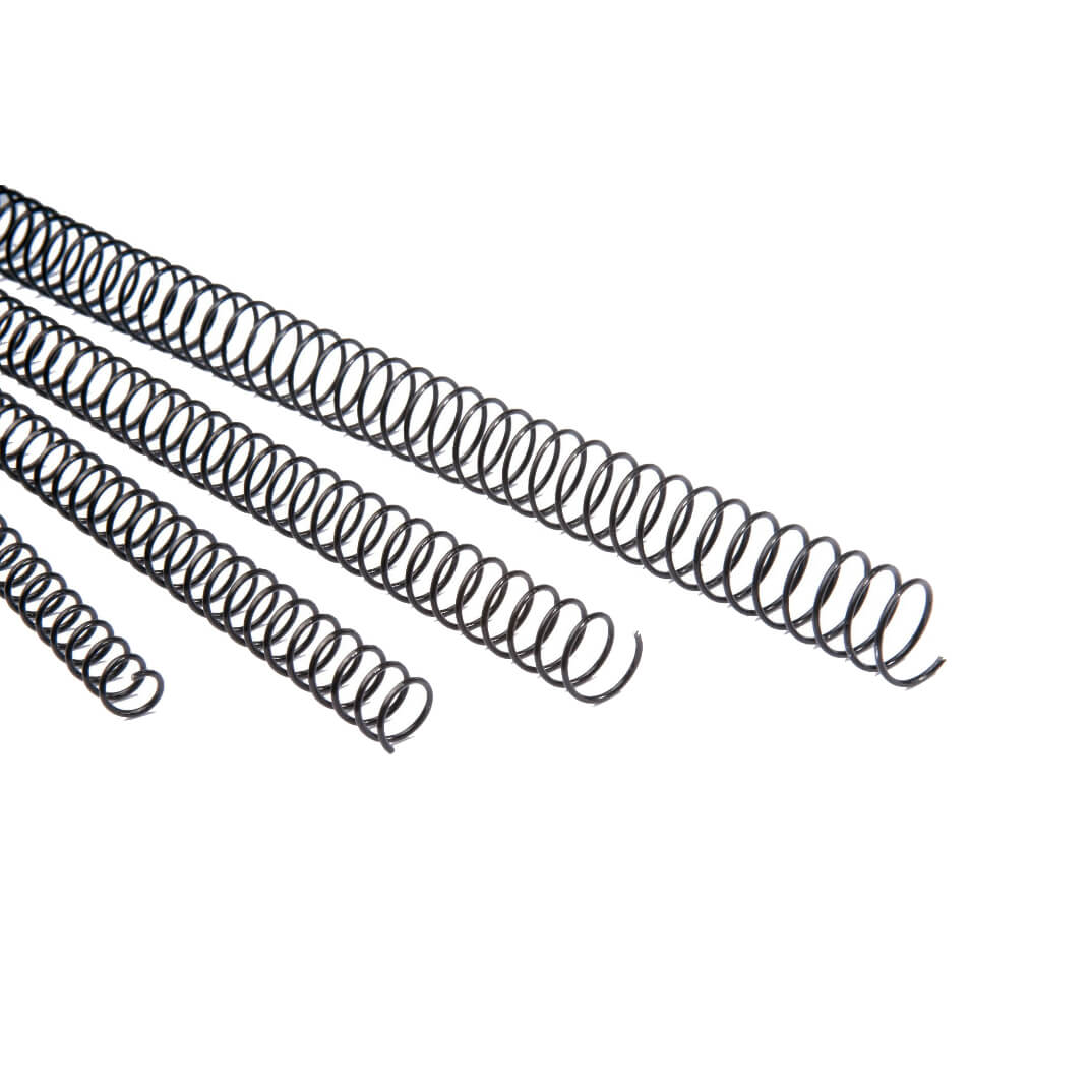 Espiral metàl·lic 32 mm negre (50u)