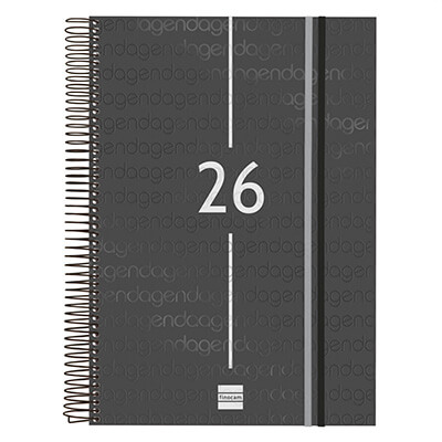 Agenda Finocam Year A4 espiral D/P Castellano