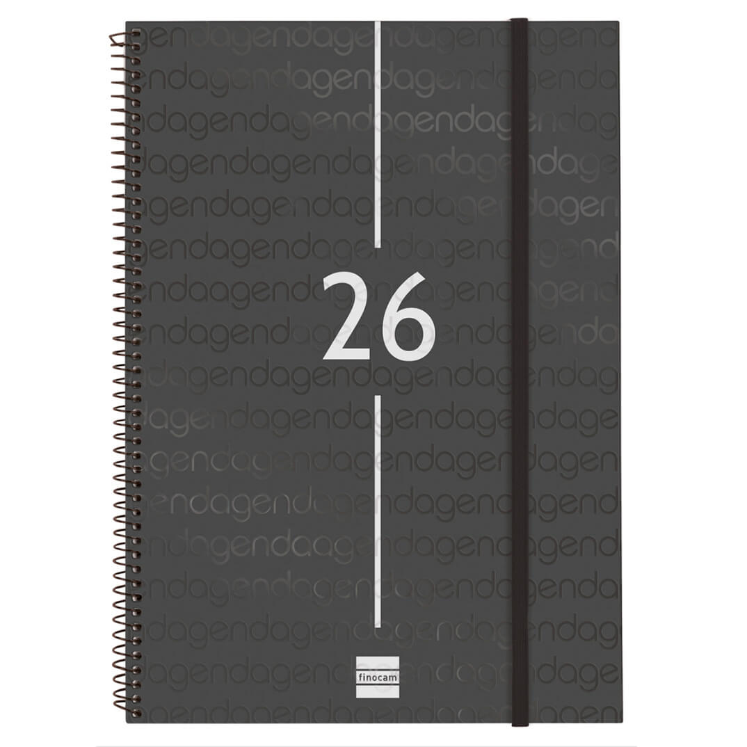 Agenda Finocam Year A4 espiral S/V H Castellano