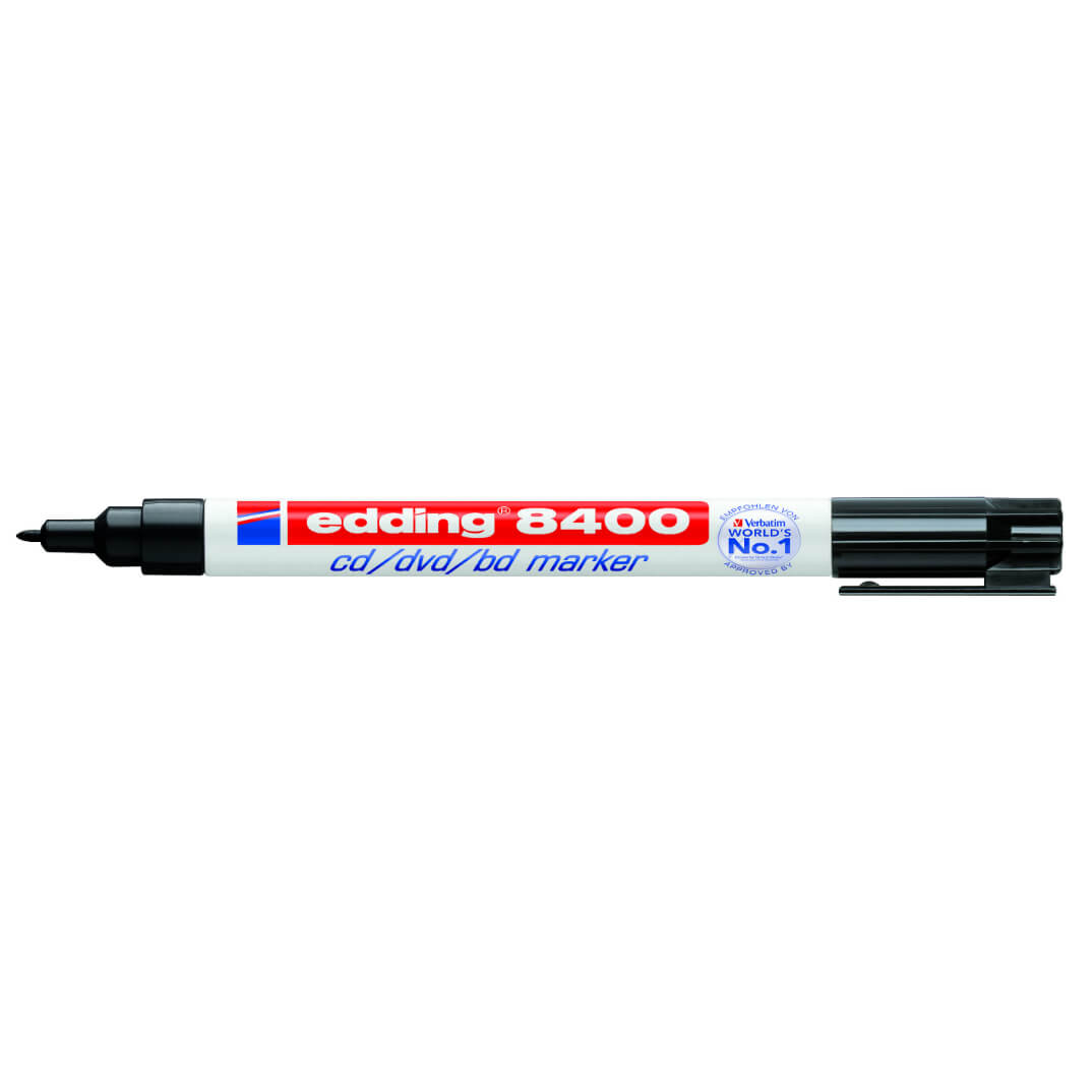 Marcador CD edding 8400 negro