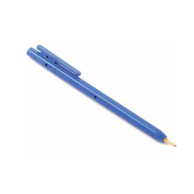 Bolígraf detectable amb clip color blau