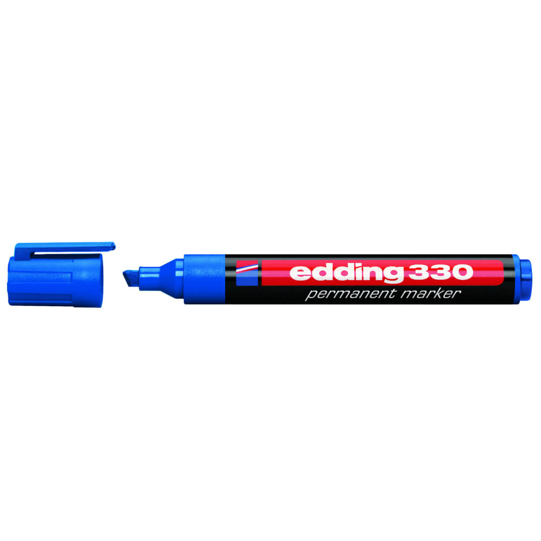 Rotulador edding 330 azul