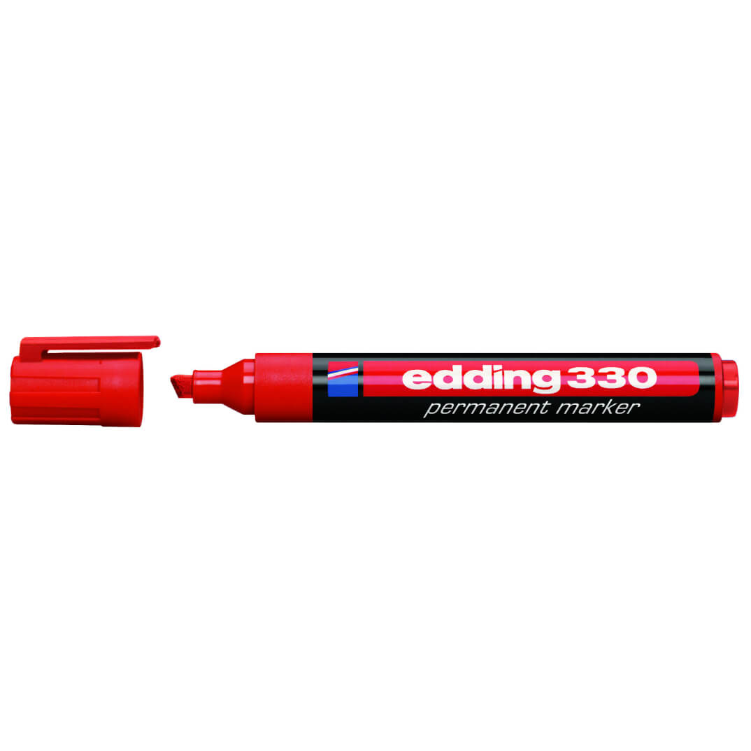 Rotulador edding 330 rojo