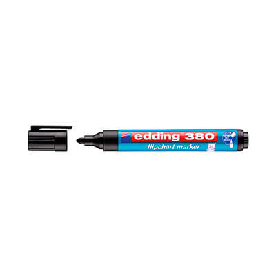Retolador flipchart edding 380 negre