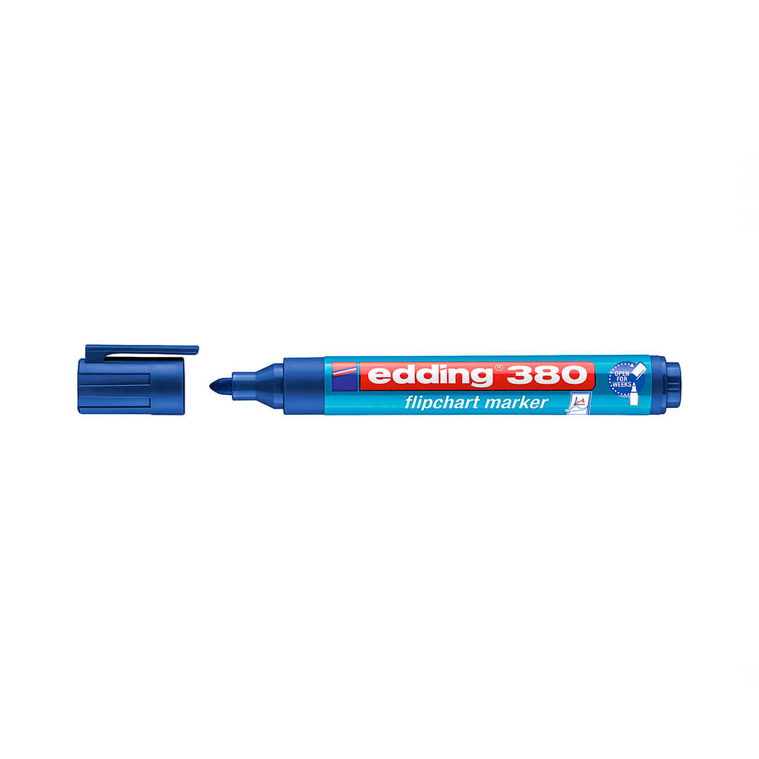 Retulador flipchart edding 380 blau
