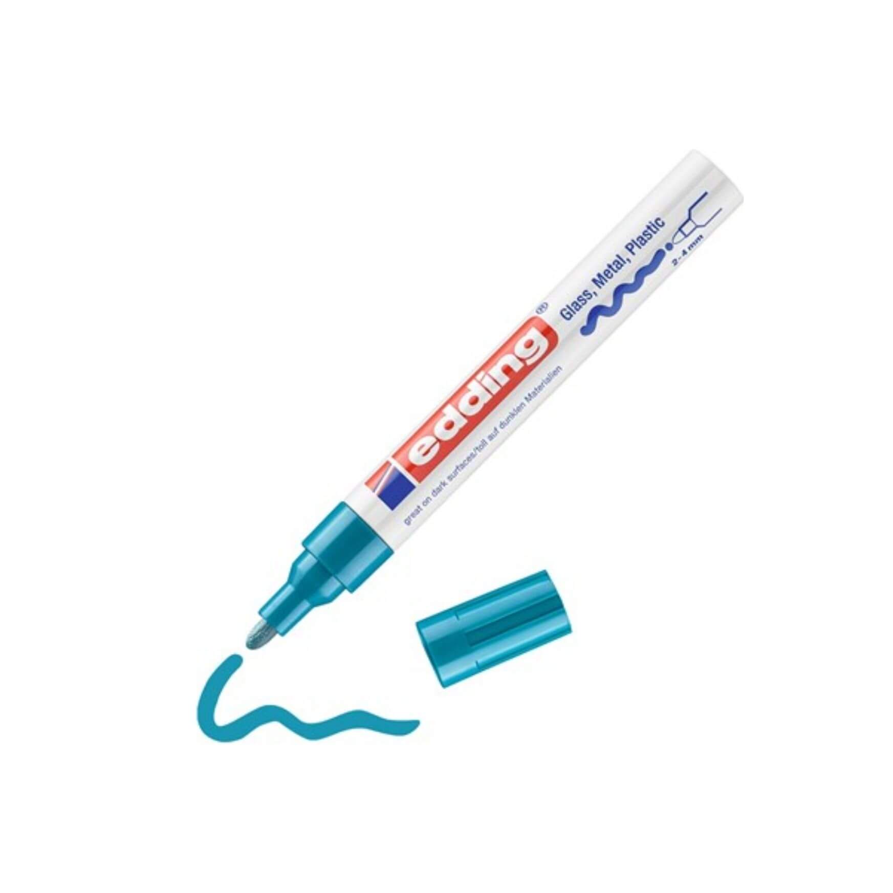 Rotulador edding 750 azul