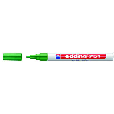 Retolador edding 751 verd