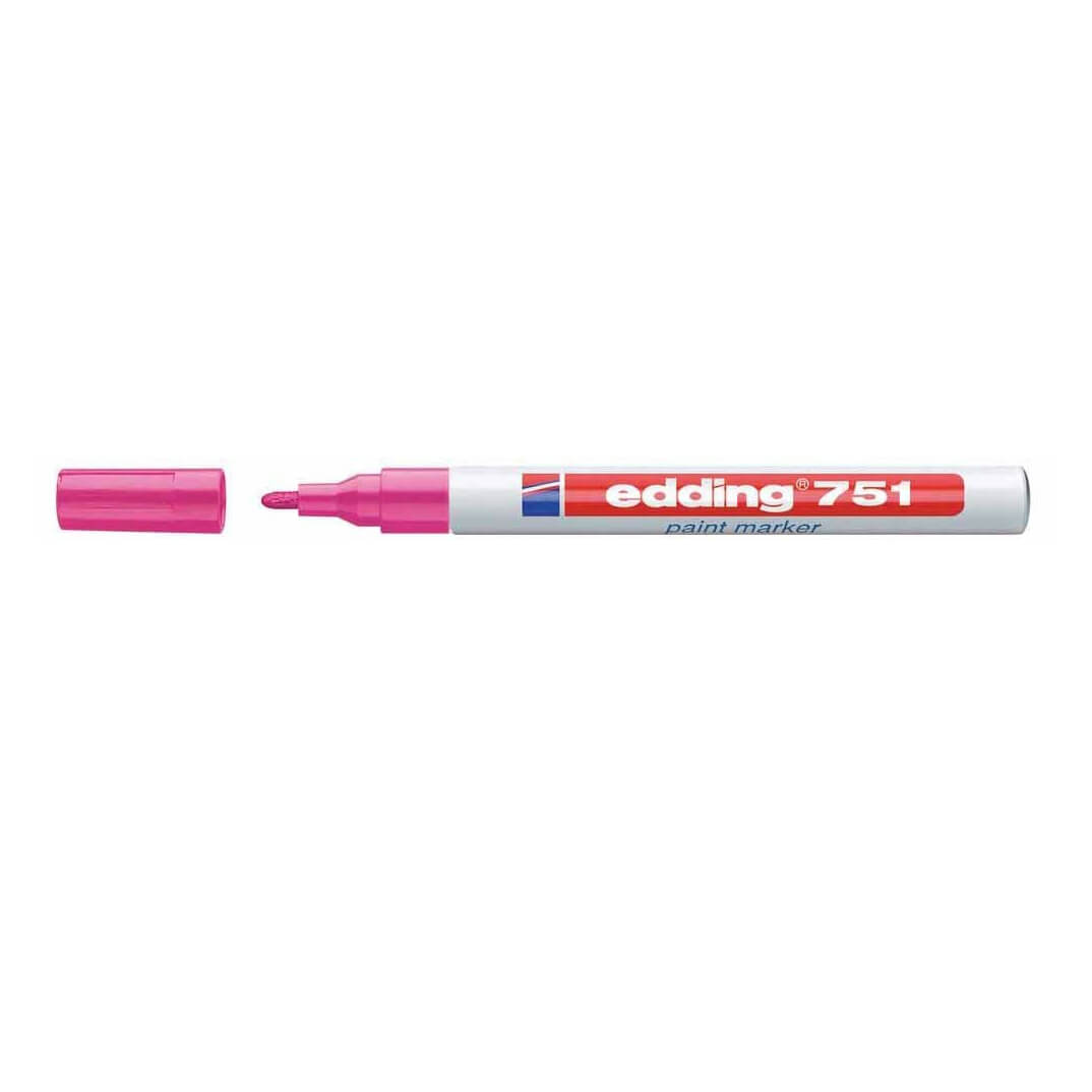 Rotulador edding 751 rosa