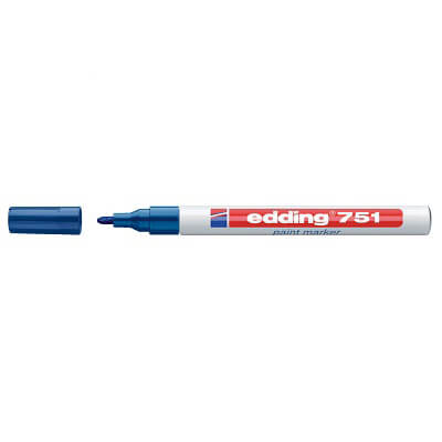 Retolador edding 751 blau clar