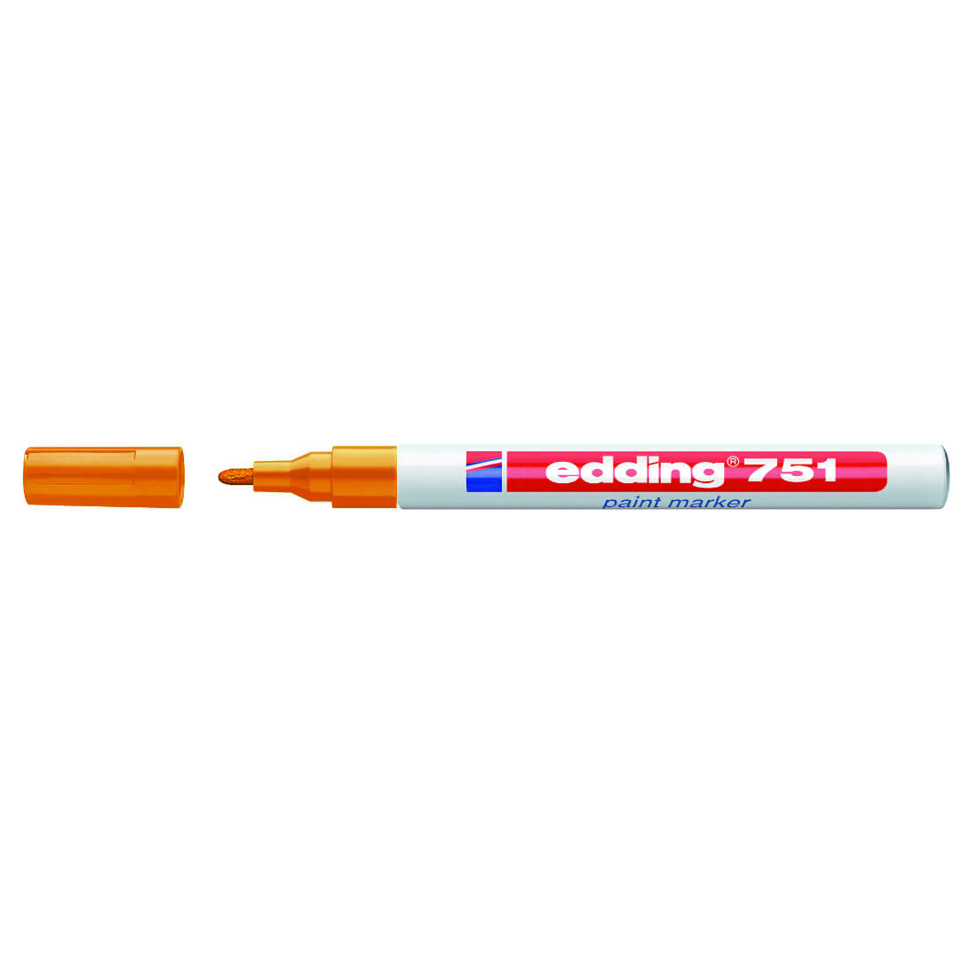 Rotulador edding 751 naranja