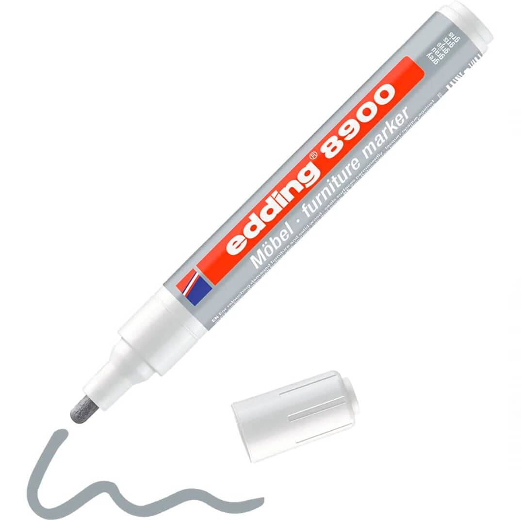 Retolador edding 8900 marcador mobles gris