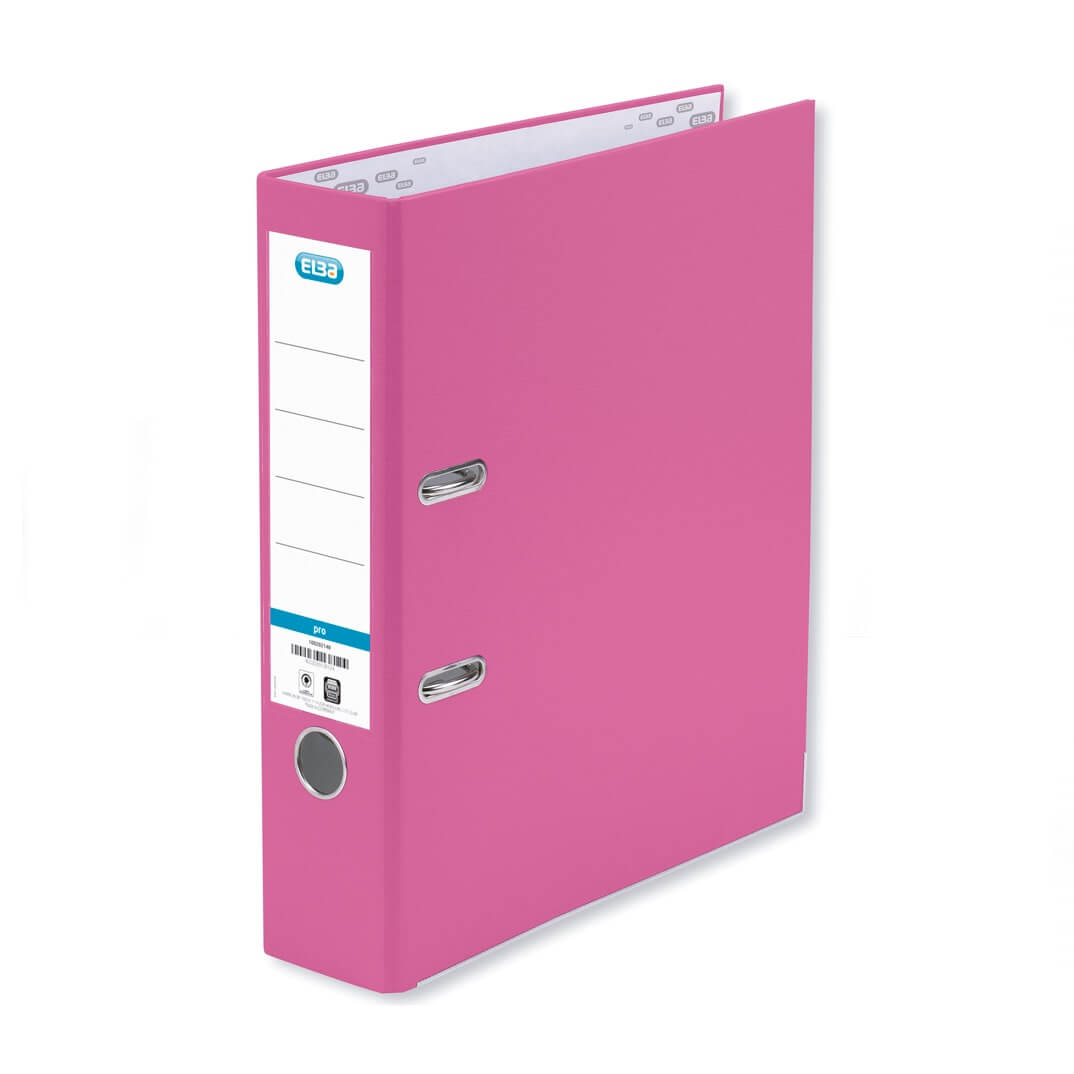 Archivador Elba rado top A4 ancho color rosa