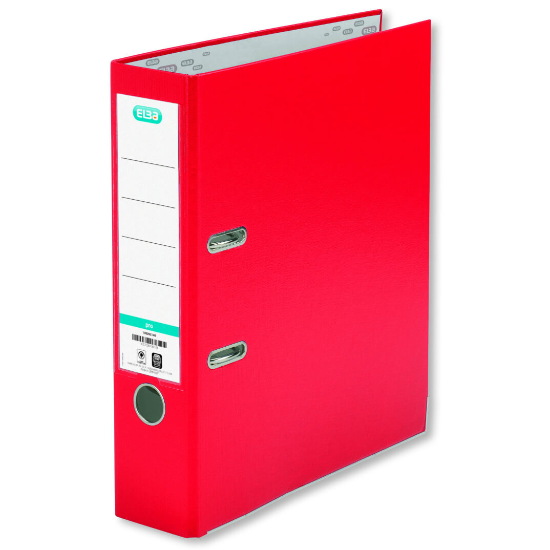 Archivador Elba rado top A4 ancho color rojo