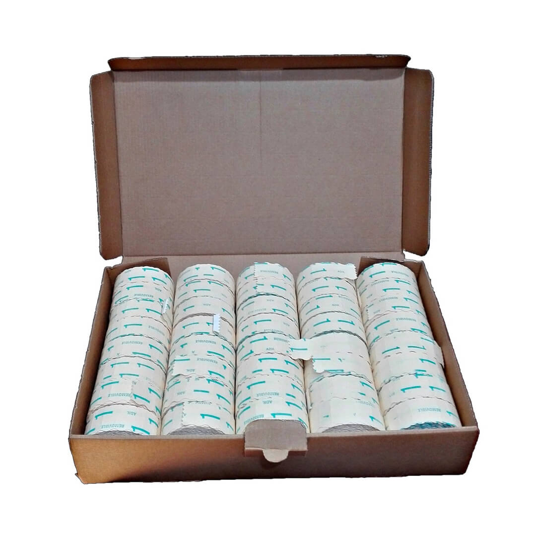 Caja 40 rollos 1500 etiquetas open c-8 26x12