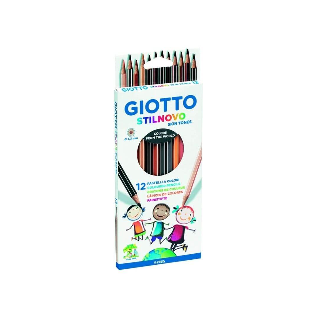Caixa 12 llapis Giotto Stilnovo SkinTones assortit