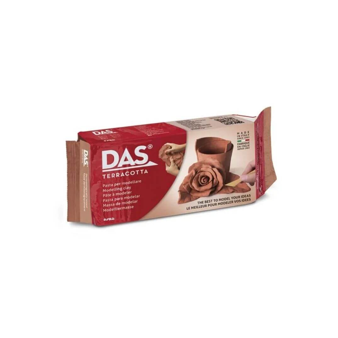 Pasta per modelar Das 500g Terracota