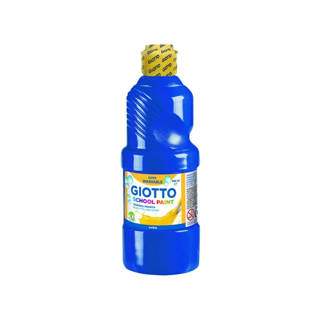 Témpera rentable azul oscuro 500ml Giotto