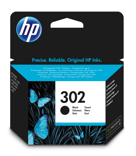 Cartucho de tinta original HP 302 negro