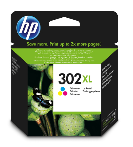 Cartutx de tinta original HP 302xl tricolor