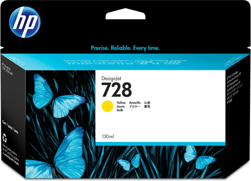 HP cartutx  groc nº728  DesignJet 130 ml