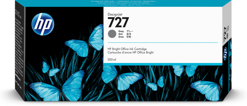 Cartutx de tinta original HP 727 gris