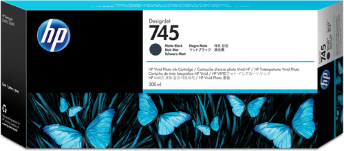 HP cartutx negre mate nº745 DesignJet 300 ml