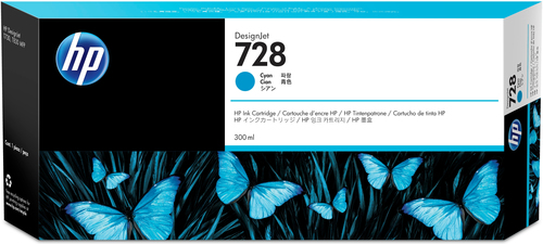 HP cartutx cian nº728  DesignJet 300 ml