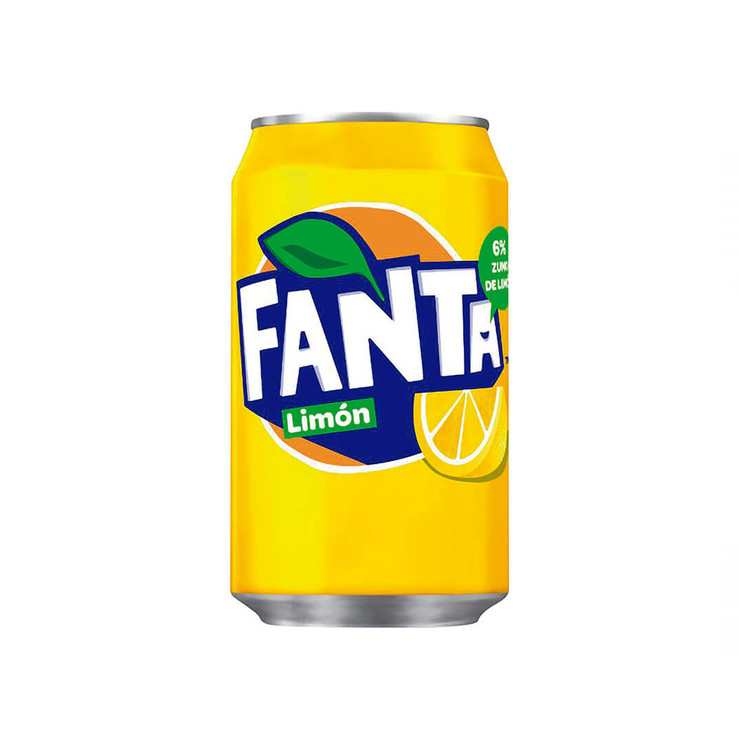 Llauna de Fanta de llimona 33cl (pack 24)