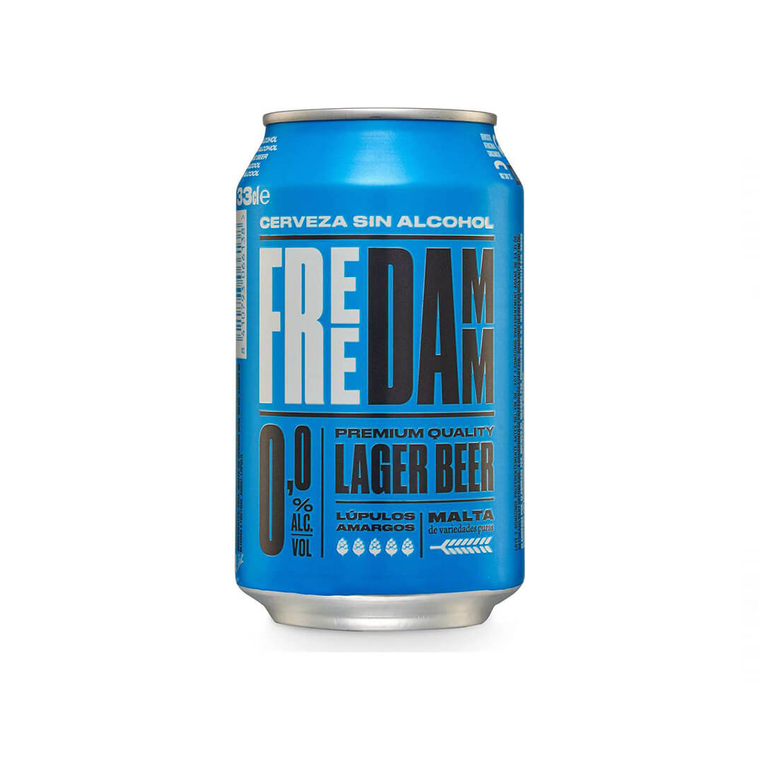 Llauna de Cervesa Free Damm 33cl (pack 24)