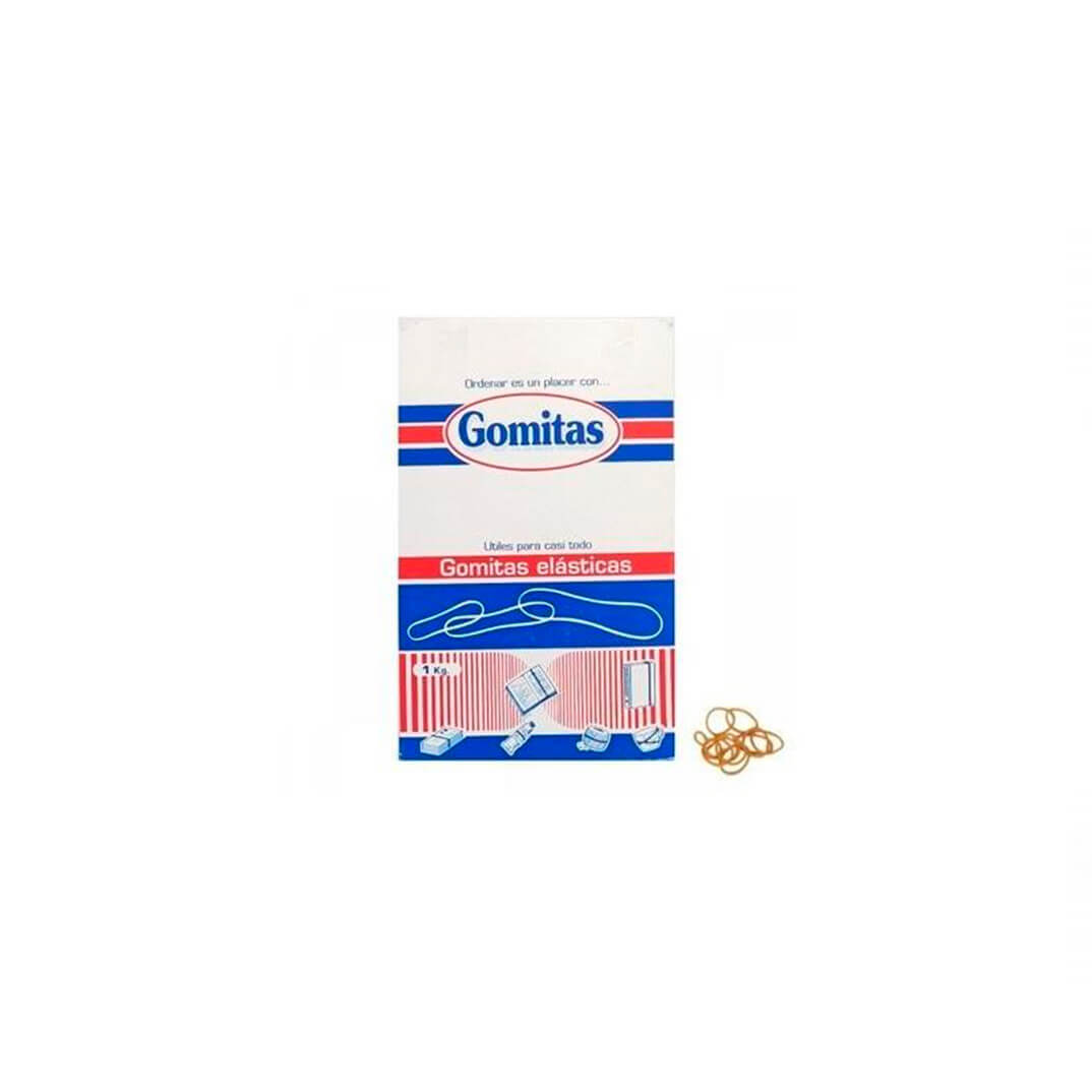 Caixa 1kg  gomes elàstiques 25cm