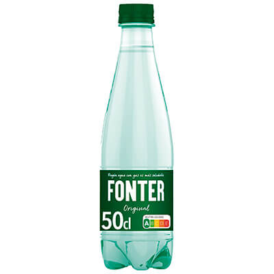 Botella agua con gas Fonter 500ml (pack 24)
