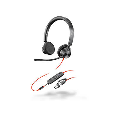 Auriculares Poly 3325 USB-C/A