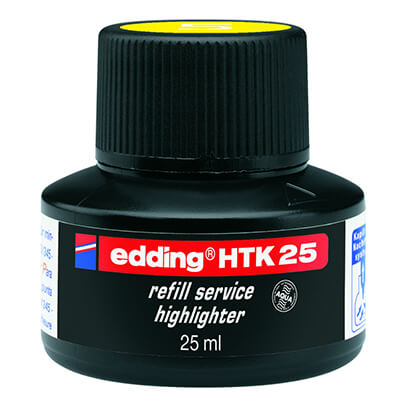 Recarga tinta amarilla edding ecoline 24005 25ml