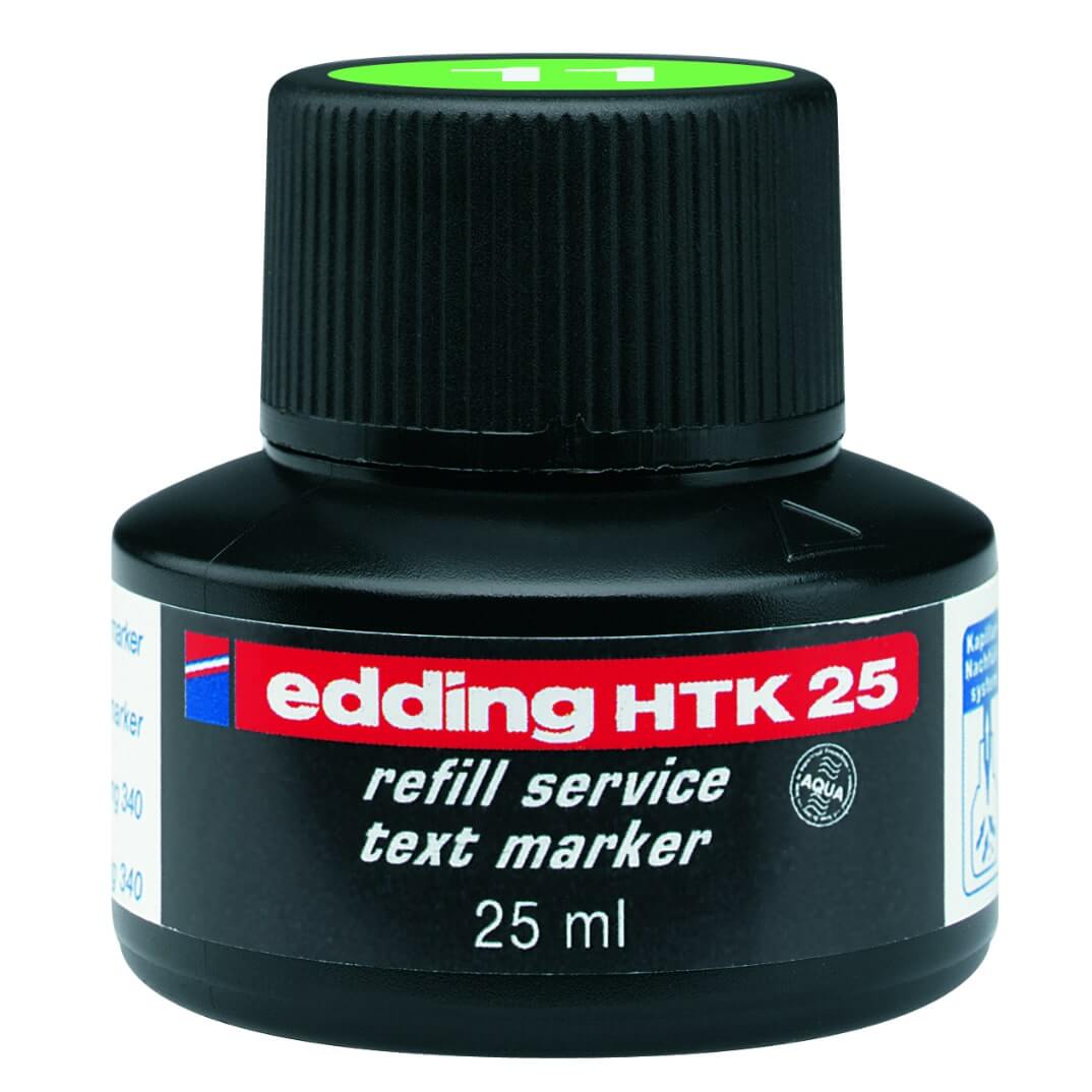 Recarga tinta verde edding ecoline 24011 25ml