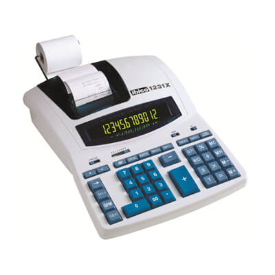 Calculadora impresora Ibico 1231X 12 dígitos