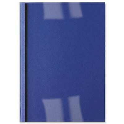 Carpeta tèrmica Ibileather GBC 3mm blau (pack100)