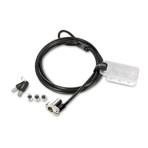 Candado para portátil con llave kensington 3-en-1