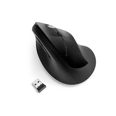Ratón inalámbrico vertical Pro Fit Ergo negro