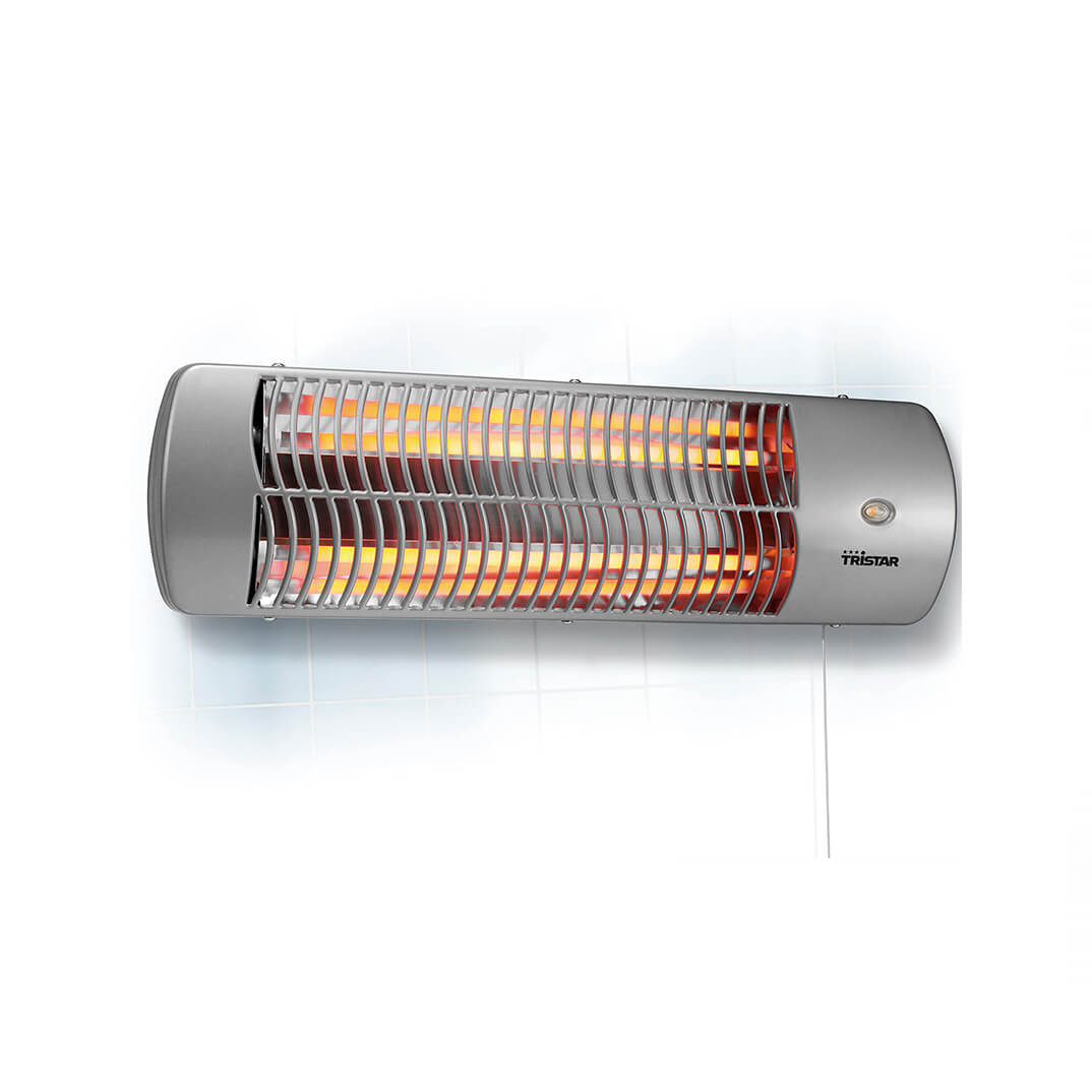 Calefactor de quars Tristar 1200 W gris
