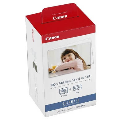 Canon papel fotográfico+cartucho tinta p/Selphy