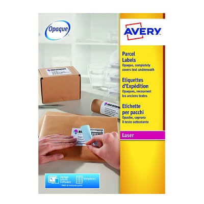 Etiquetas Avery A4 láser 199,6x143,5 blancas