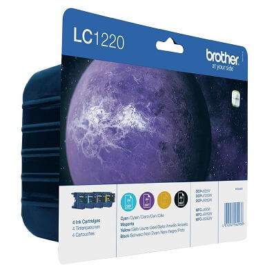 Brother ink jet pack 4 colores DCPJ525W, DCPJ725DW