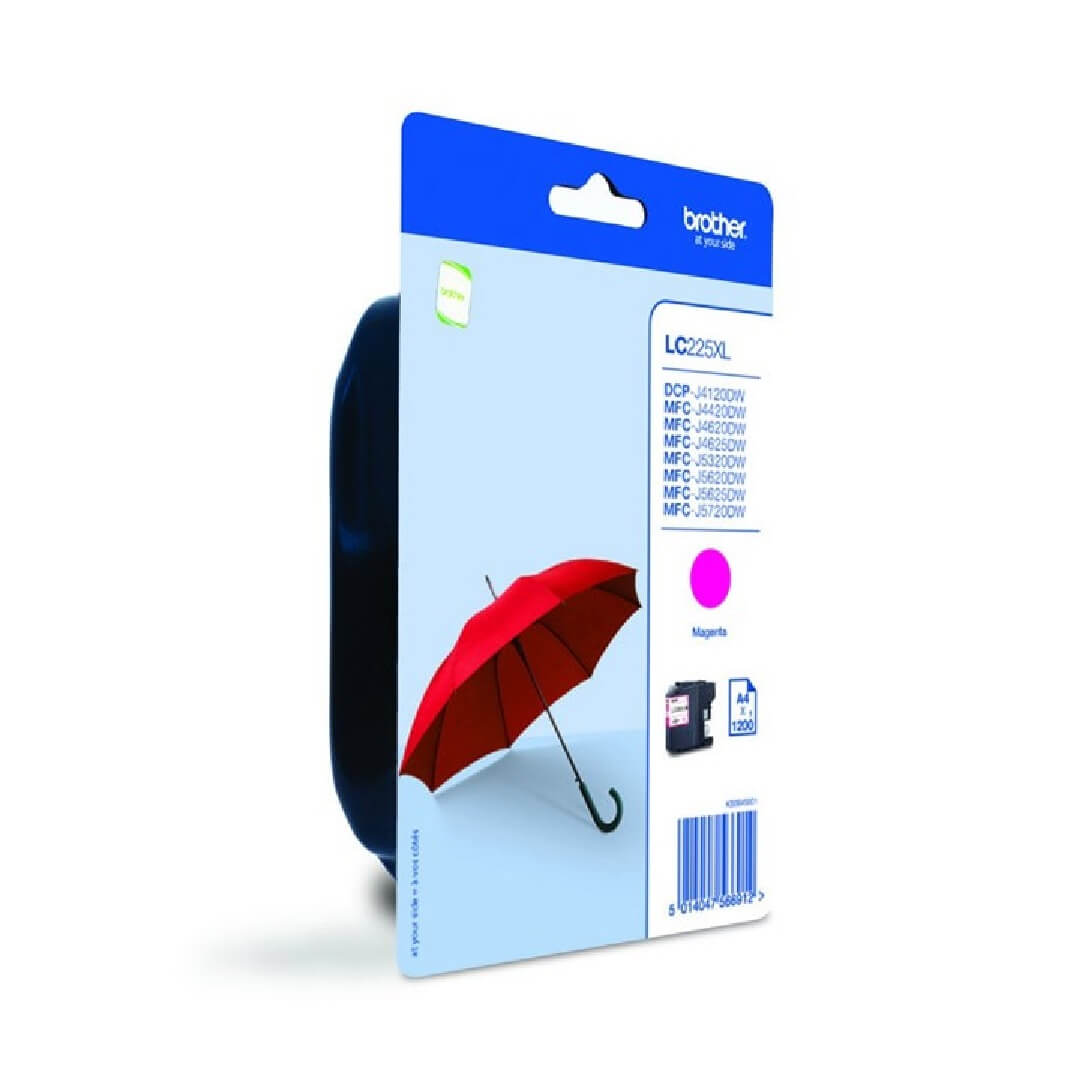 Brother ink-jet lc225xl magenta 1200 pag.