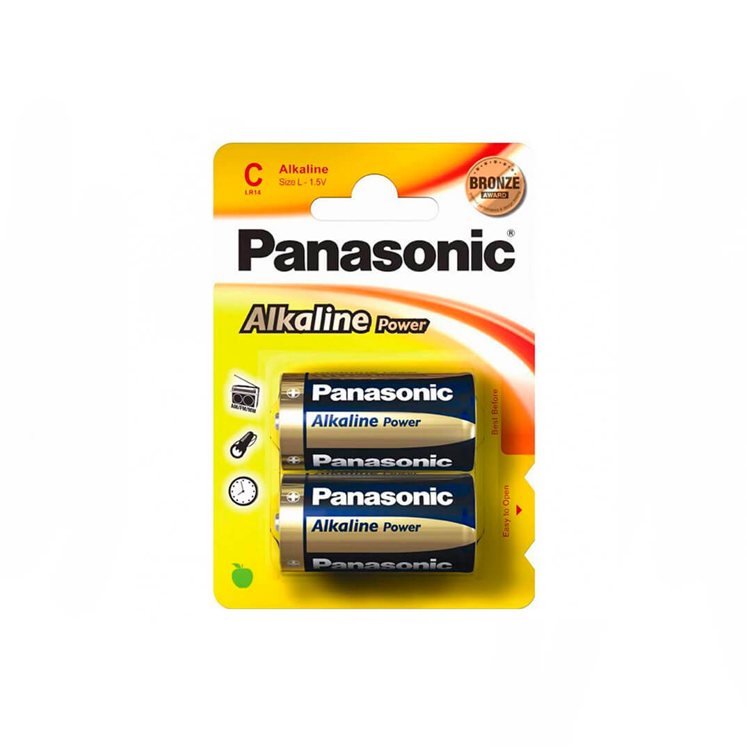 Pila alcalina LR14 Panasonic