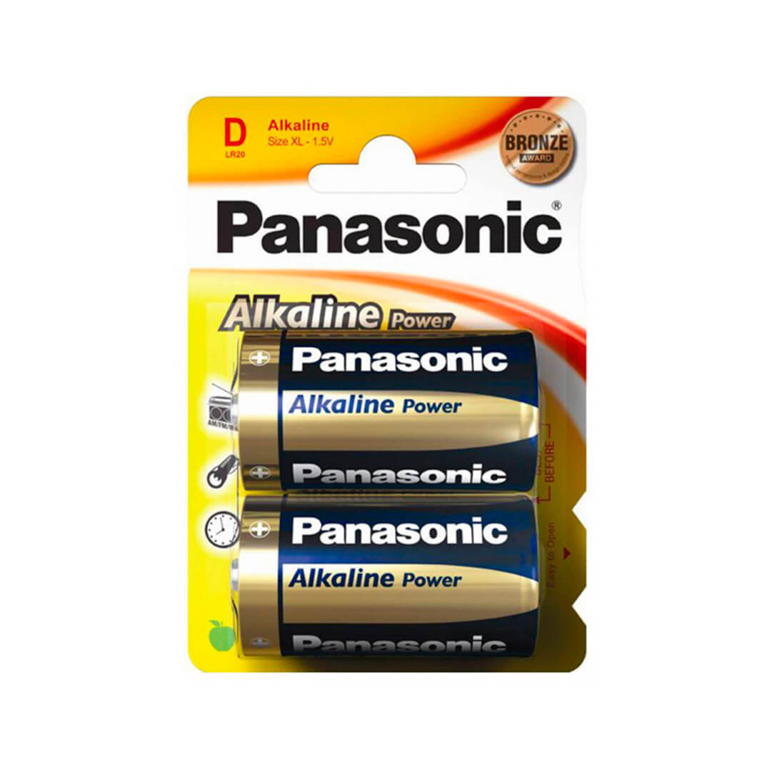 Pila alcalina LR-20 Panasonic (UM-1)