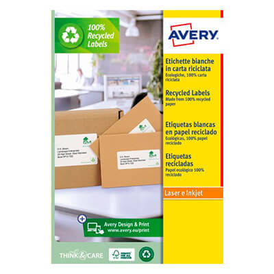 Etiquetes Avery làser 99,1x38,1 blanques permanent