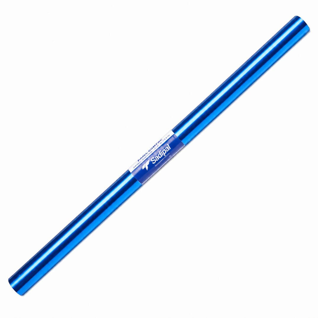 Rotlle paper continu metalitzat 50x100 Blau