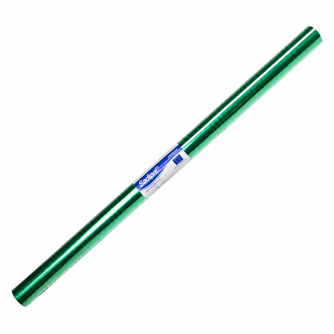 Rotlle paper continu metalitzat 50x100 Verd